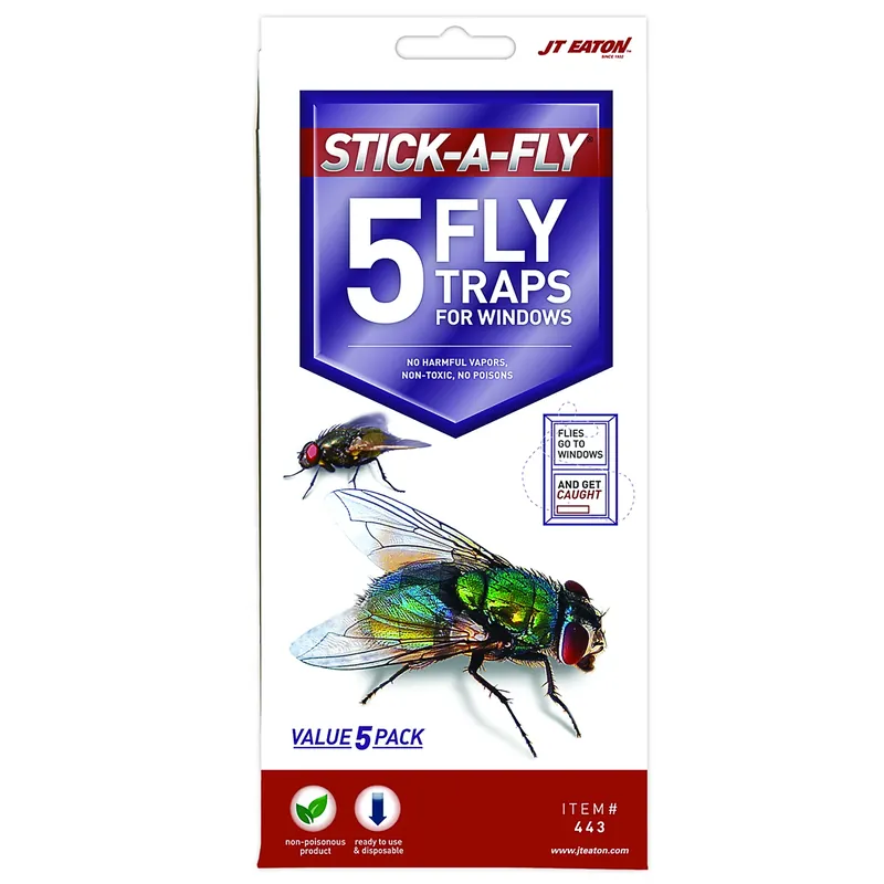 Stick-a-fly Fly Trap 5 Pk