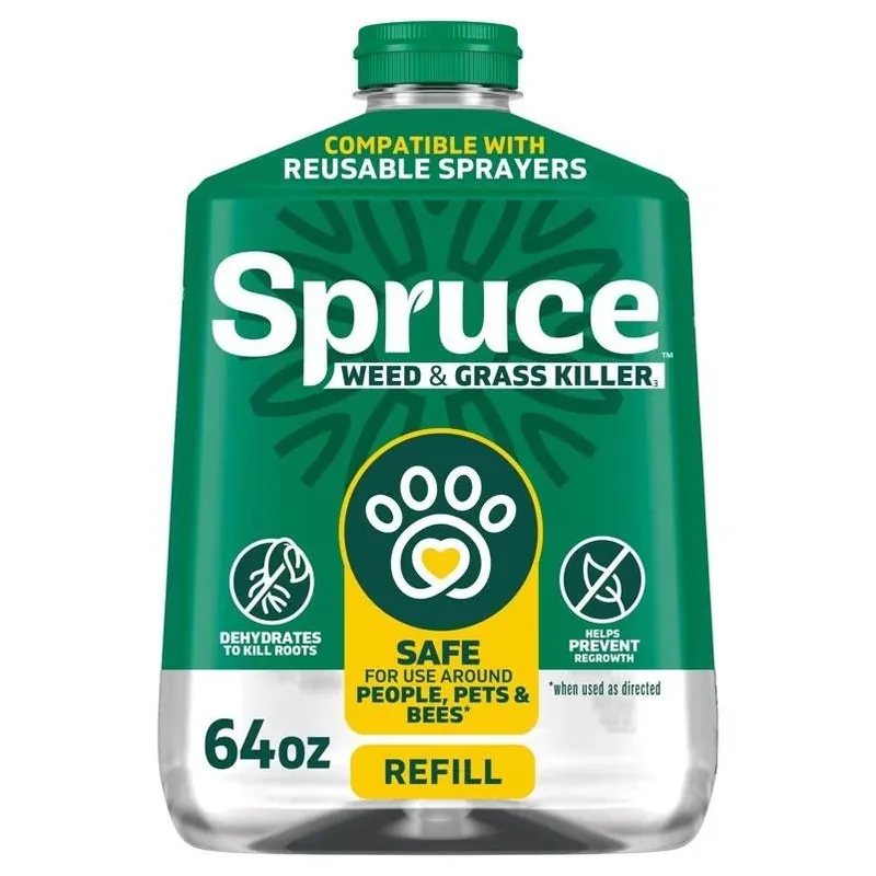 64 Oz Mint‑scented Weed & Grass Killer Refill – Liquid Spray Formula