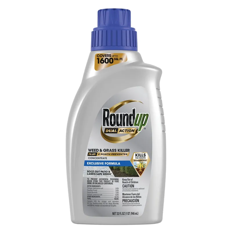 Dual Action Weed And Grass Killer Concentrate 32 Oz