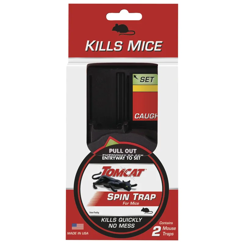 Spin Trap Small Covered Trap For Mice 2 Pk