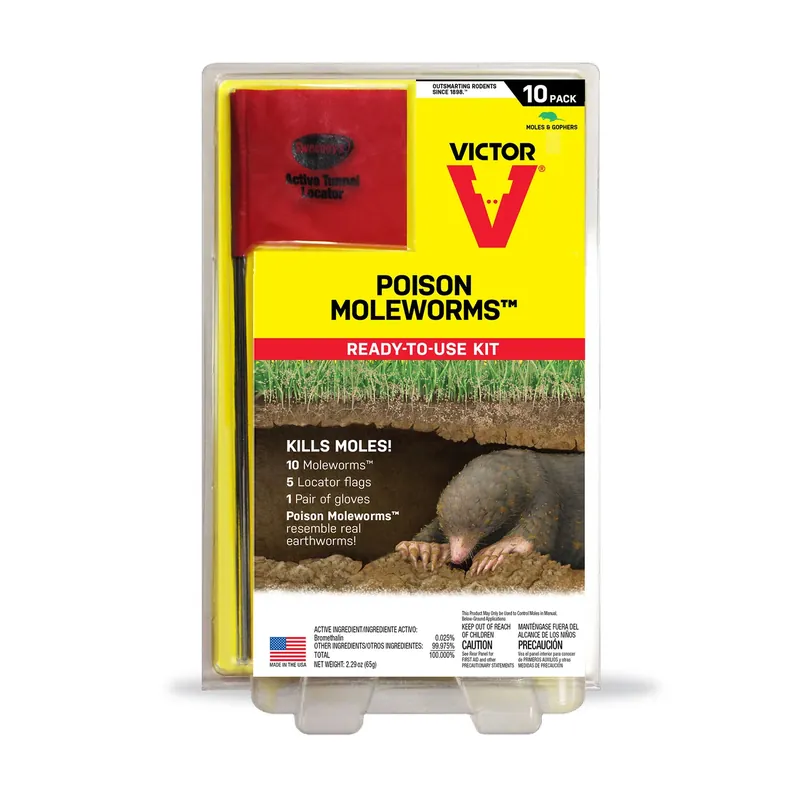 Toxic Worm Bait Worms For Gophers And Moles 10 Pk 10 Pk