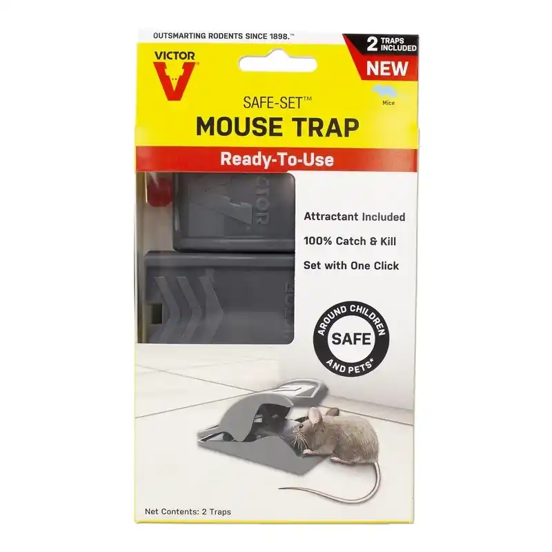 Safe-set Small Snap Animal Trap For Mice 2 Pk