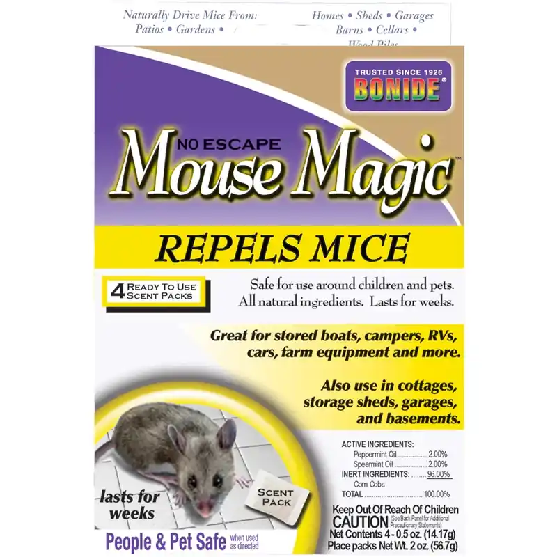 Mouse Magic Animal Repellent Scent Pouch For Mice 4 Pk