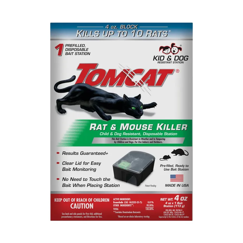 Bait Station And Bait Blocks For Mice And Rats 4 Oz 1 Pk
