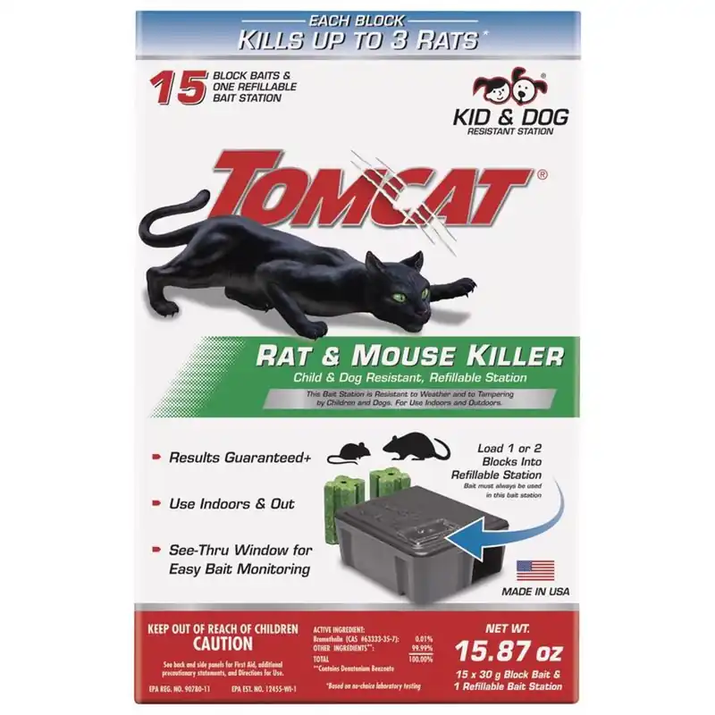 Bait Station And Bait Blocks For Mice And Rats 15.87 Oz 1 Pk
