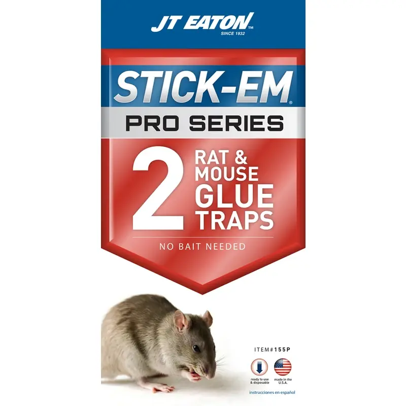 Stick-em Pro Series Medium Glue Board Trap For Rodents 2 Pk