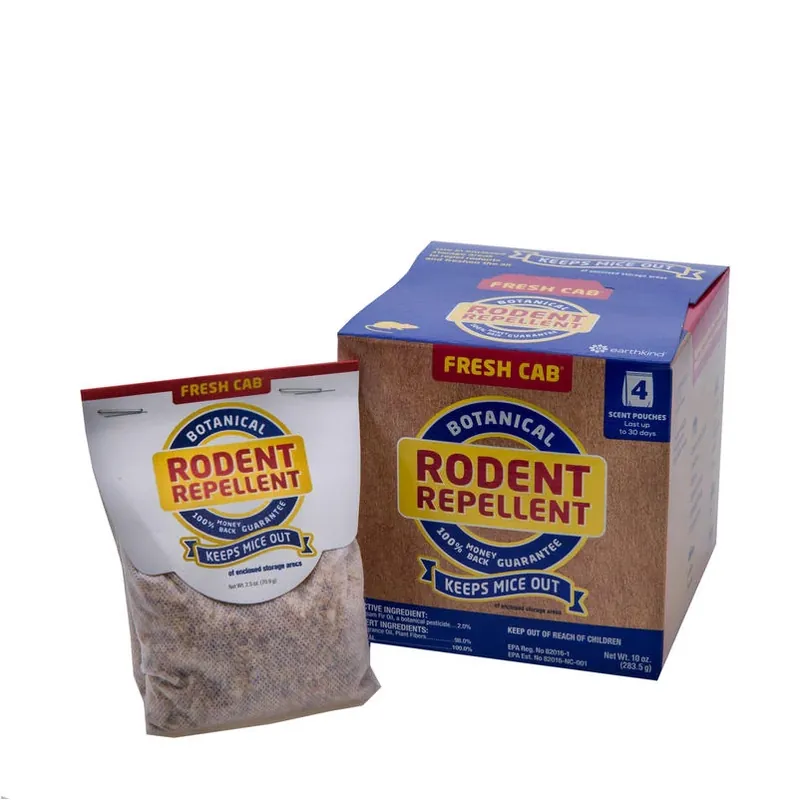 Natural Indoor Rodent Repellent Pouch – 2.5 oz Fresh Cab By Earthkind