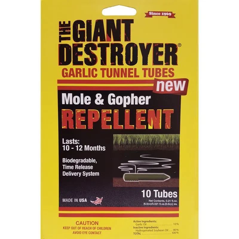 The Giant Destroyer Animal Repellent Tubes For Gophers And Moles 0.21 Oz