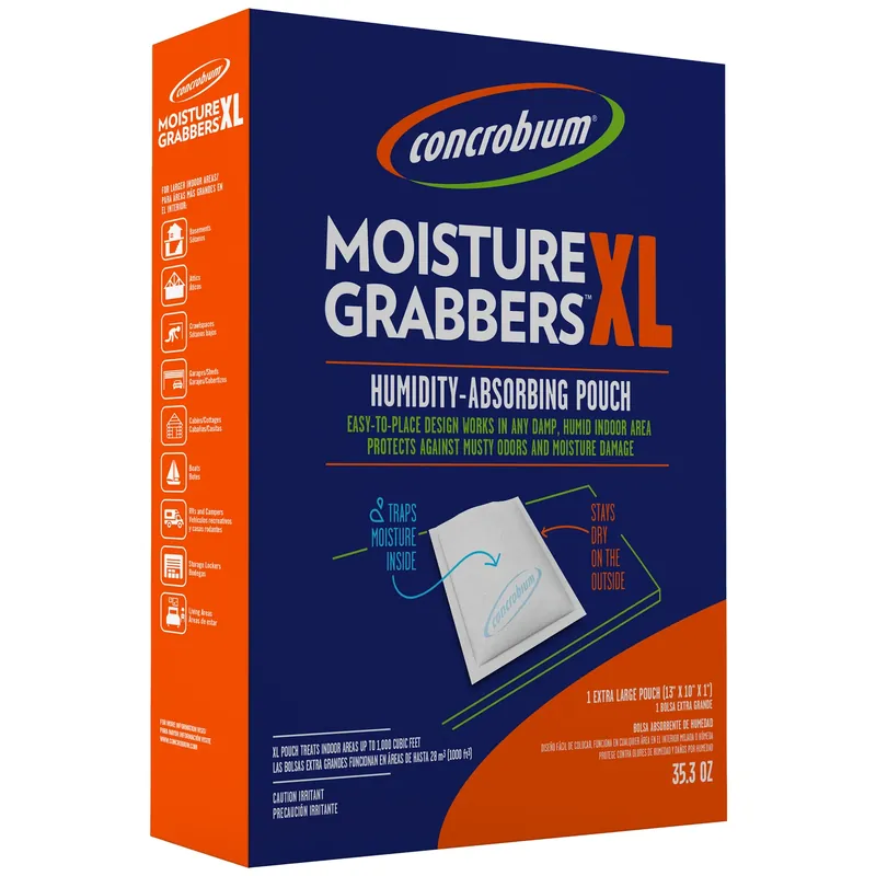 Moisture Grabbers Xl Humidity-absorbing Pouch No Scent 35.3 Oz