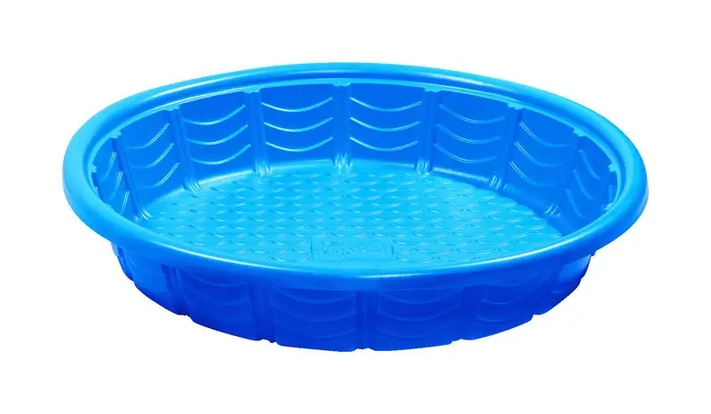 Blue Plastic Round Wading Pool – 45‑inch Diameter, 8‑inch Deep – Summer Escapes