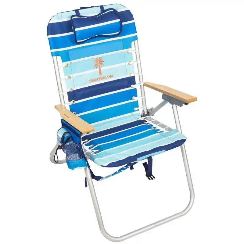 4-position Multicolored Aluminum Steel Backpack Chair