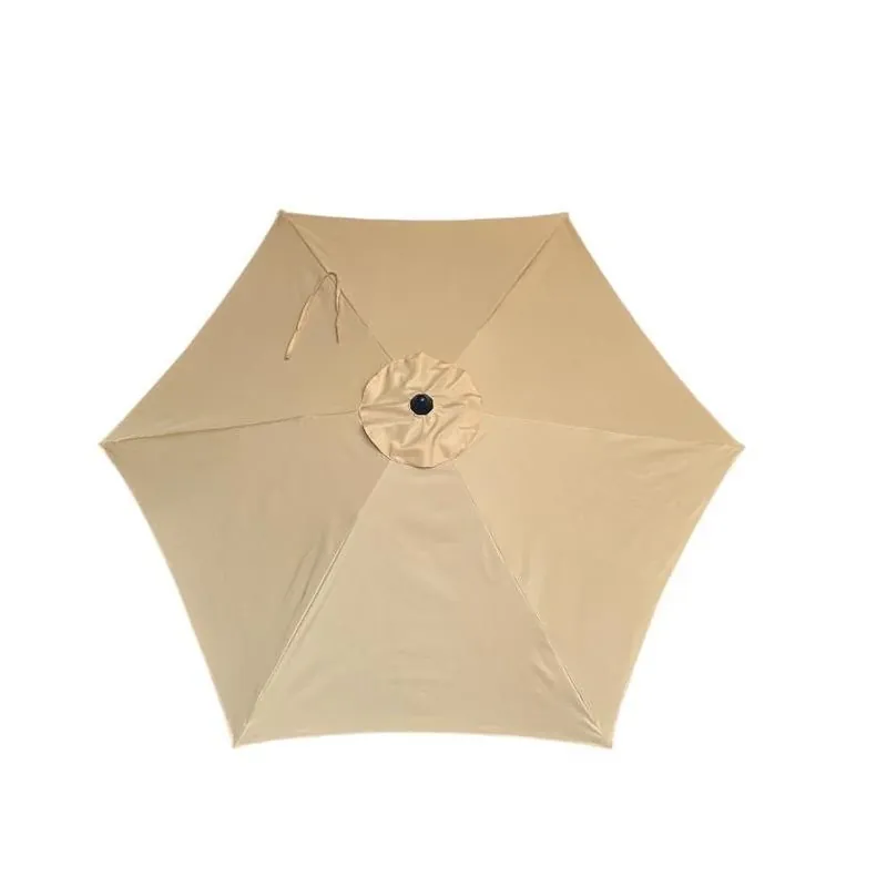 9‑foot Yellow Tilting Market Umbrella – Aluminum Pole, Polyester Canopy