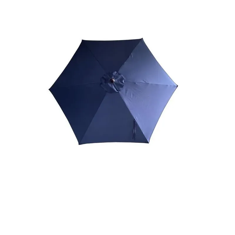 9‑foot Tilting Navy Blue Market Patio Umbrella – Steel Frame, Uv‑resistant Polyester Canopy