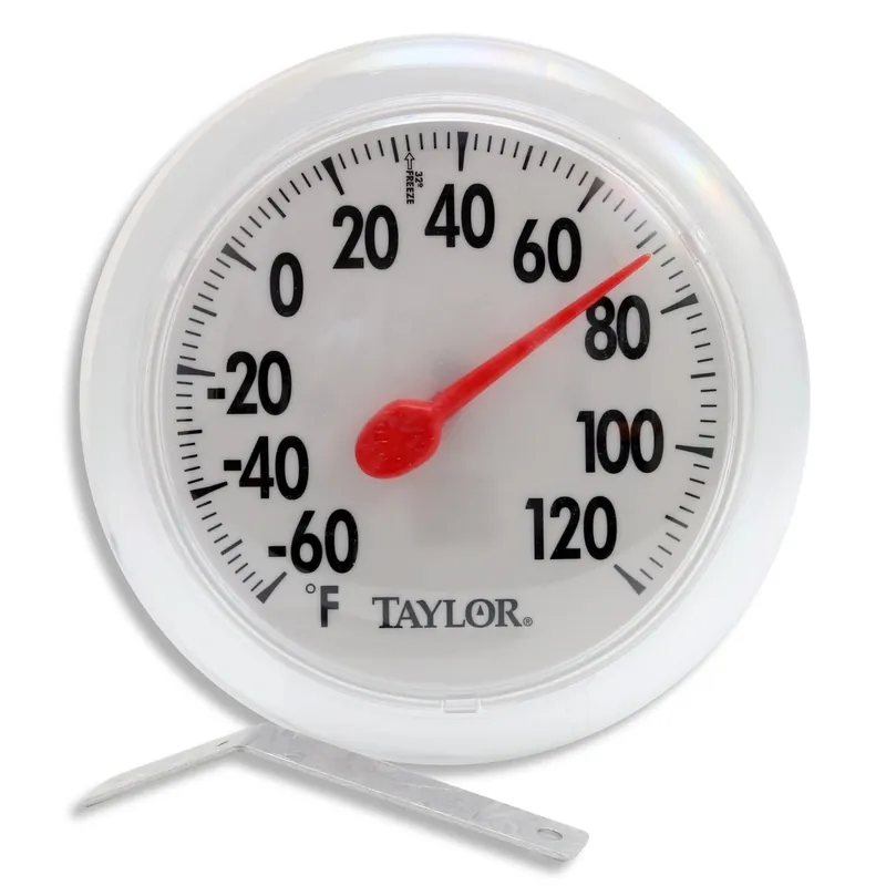 6" Outdoor Wall Thermometer -60 To 120 Degrees Fahrenheit