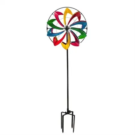75 Inch Multi-color Hydro Kinetic Wind Spinner