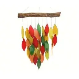 Geblueg521 Fall Colors Waterfall Wind Chime - Vibrant Multi-color Design
