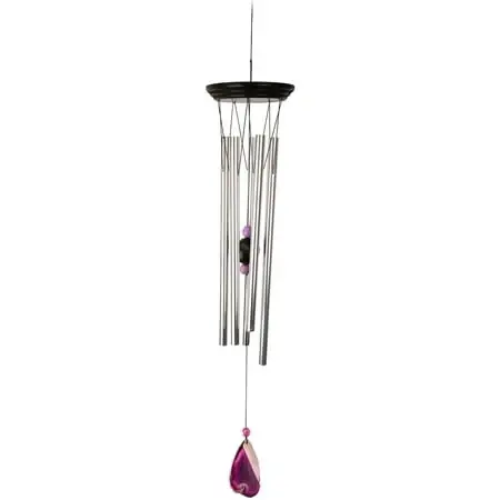 10511 Purple Agate Wind Chime - Beautiful Outdoor Decor