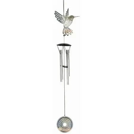 10556 Hummingbird Wind Chime - Beautiful Garden Decor