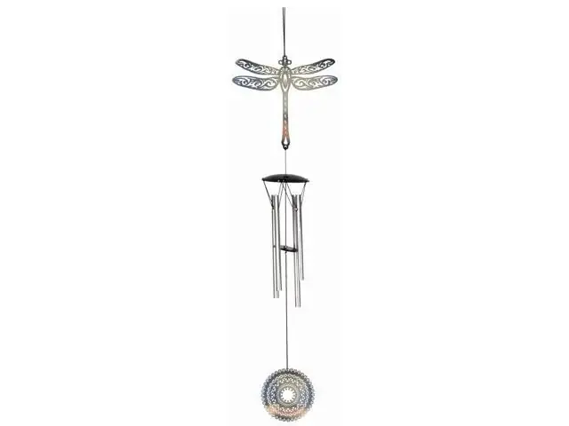 10557 Dragonfly Wind Chime - Beautiful Garden Decor
