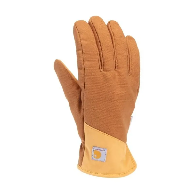 Rugged Flex Synthetic Leather Insulated Work Gloves – Large, Brown