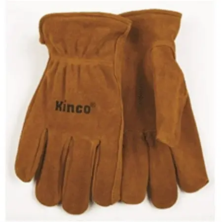 254765 Golden Full Suede Cowhide Glove, Extra Large