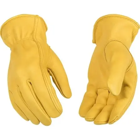 90-s-1 Premium Grain Deerskin Gloves, Size Small, Ergonomic Design