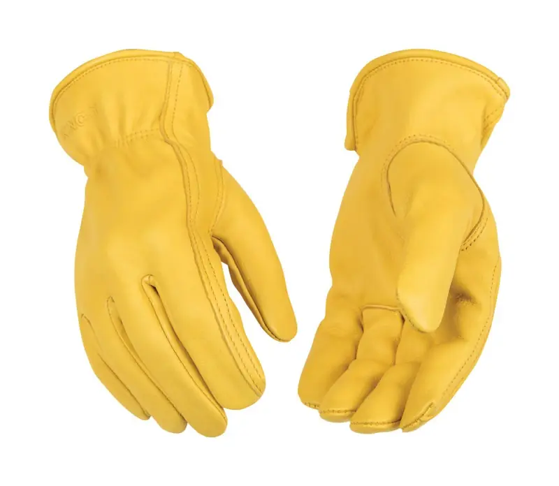 Kinco Men‘s Outdoor Deerskin Driver Gloves Gold M 1 Pk