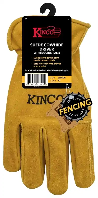 International 044156 Large Strong Cowhide Fencing Glove With Keystone Thumb