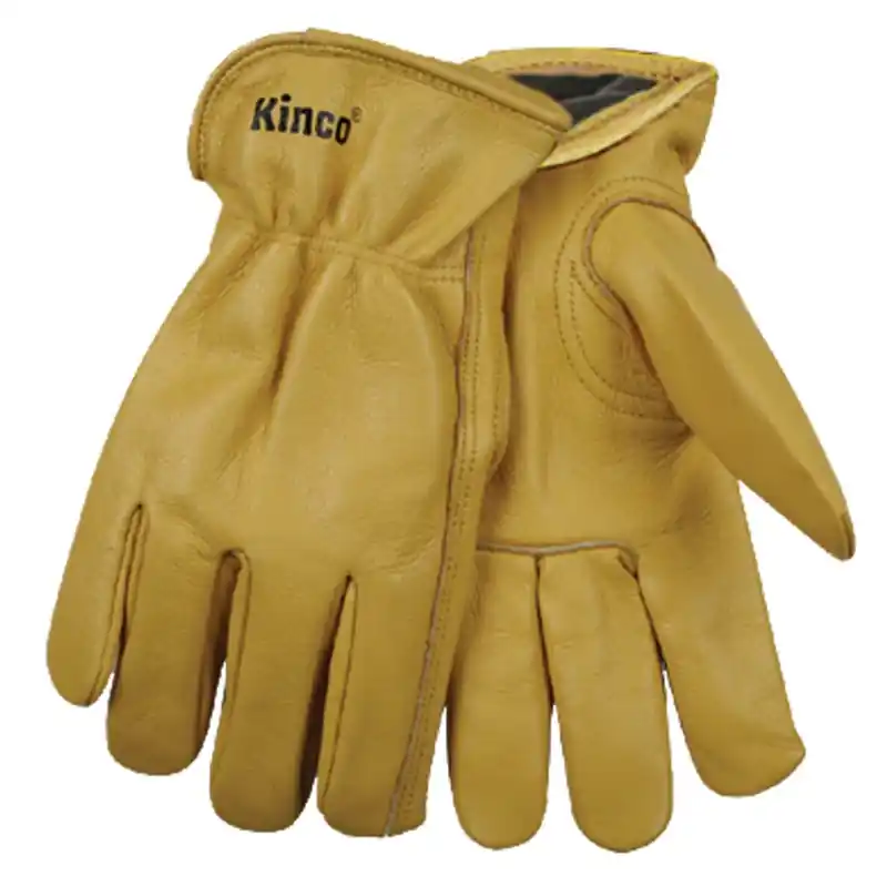 Full-grain Cowhide Leather Glove, Lined, Men‘s Large