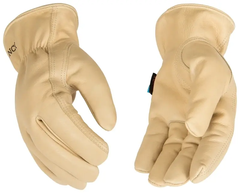 Hydroflector Leather Driver Gloves, Water Resistant, Men‘s Xl
