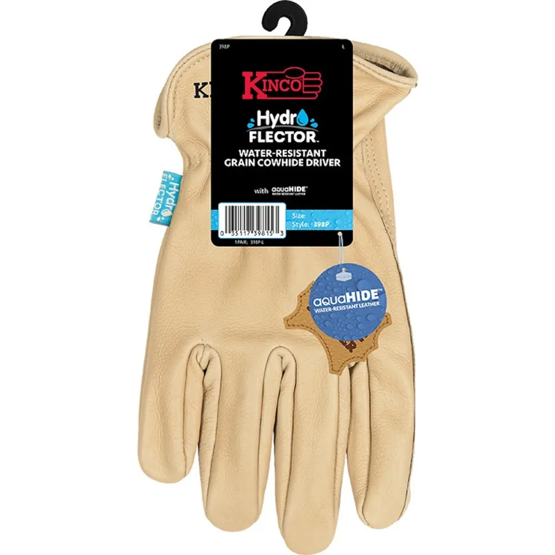 Hydroflector Cowhide Driver Glove, Men‘s Xl