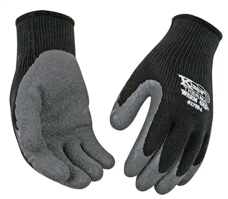 Men‘s Cold-weather Latex-coated Knit Glove, Xl