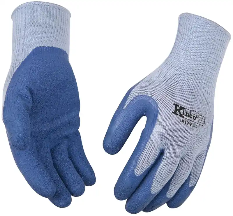 Gloves Blue Latex-knit L 1791-l