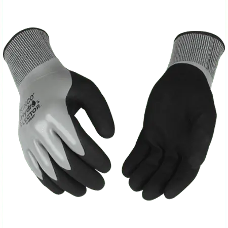 Hydroflector Lined Waterproof Nitrile Work Gloves Extra Warm Model 1886p