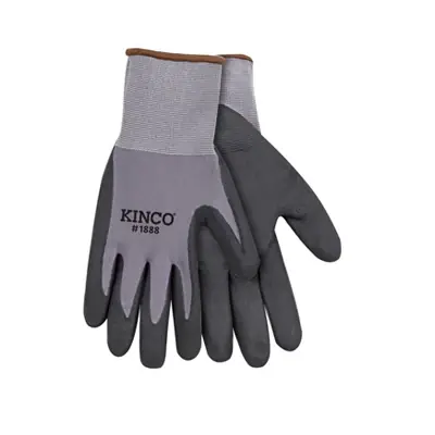 Microfoam Nitrile Palm Glove, Gray Knit Shell, Xxl