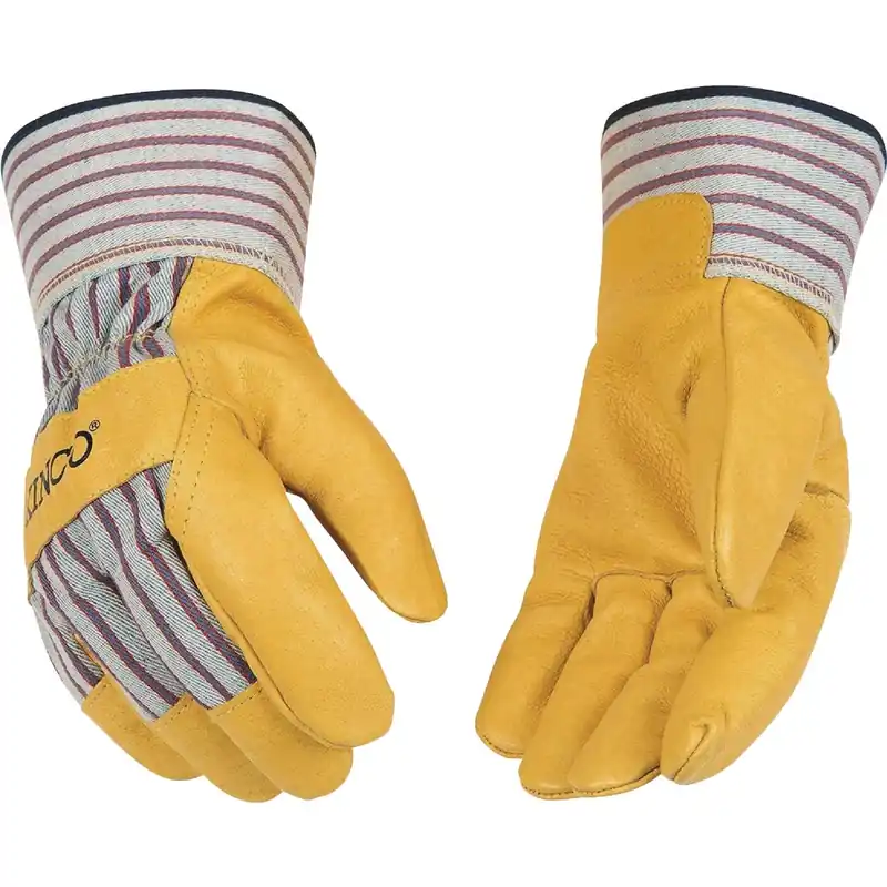 1917-xl Premium Grain Pigskin Palm With Safety Cuff, Tan, Extra Large