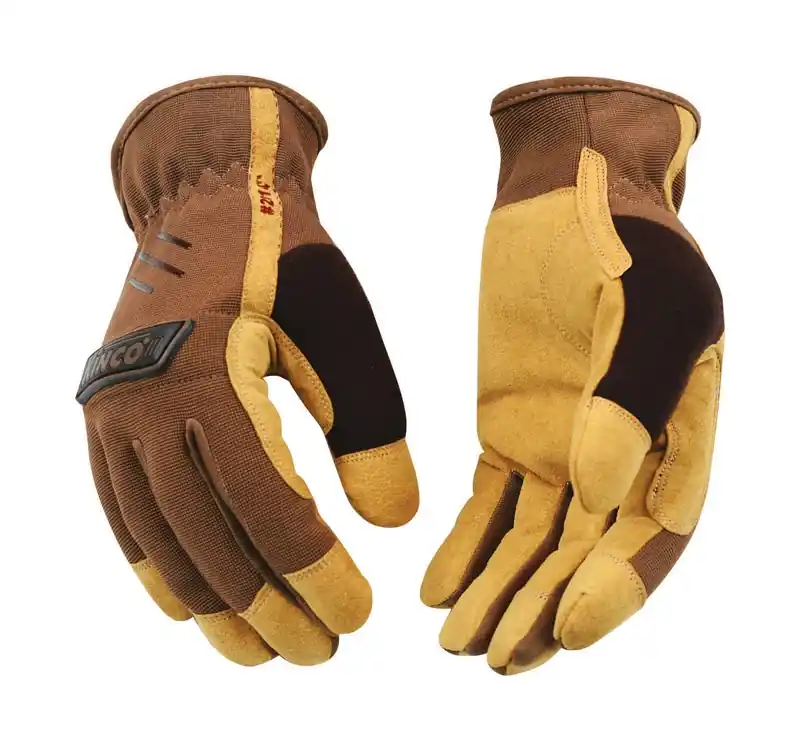 Men‘s Outdoor Driver Gloves Brown L 1 Pair