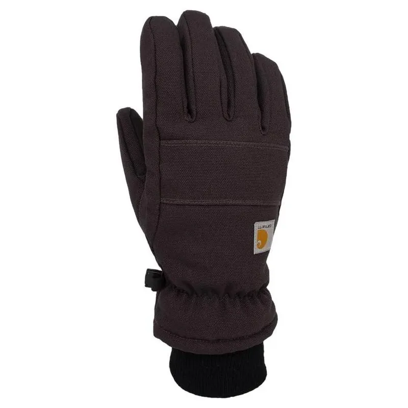 M Cotton Duck/synthetic Leather Black Cold Weather Gloves