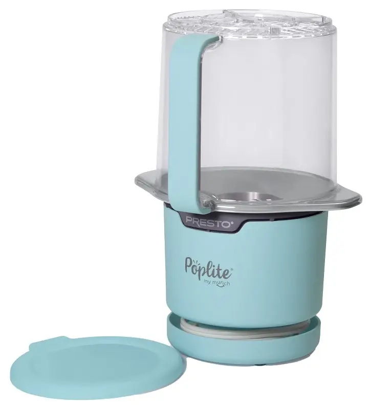 Poplite My Munch 04811 Hot Air Popper, 4 Oz Kernel, 970 Watts, Teal
