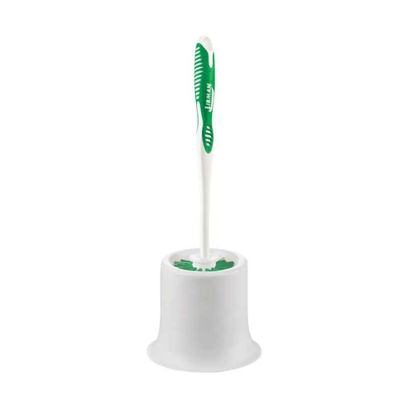 16.75 In. Toilet Bowl Brush With Caddy - Durable Polypropylene Design