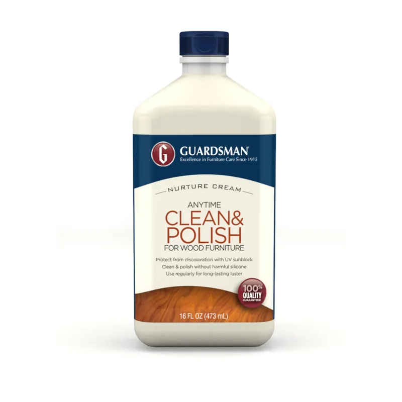 Clean & Polish Wood Furniture Cleaner, Cream, 16 Oz.
