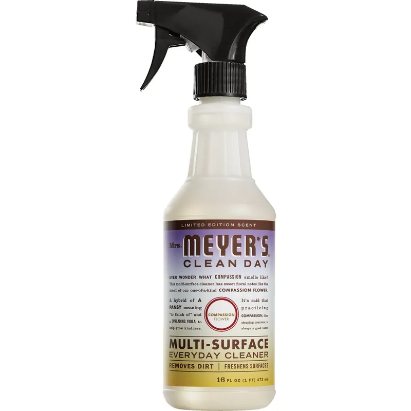 Clean Day Compassion Flower Scent Multi-surface Cleaner Liquid Spray 16 Oz