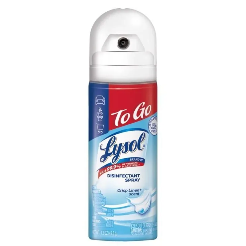 Crisp Linen Disinfectant Spray – 1.5 oz Rapid‑action Germ Killer