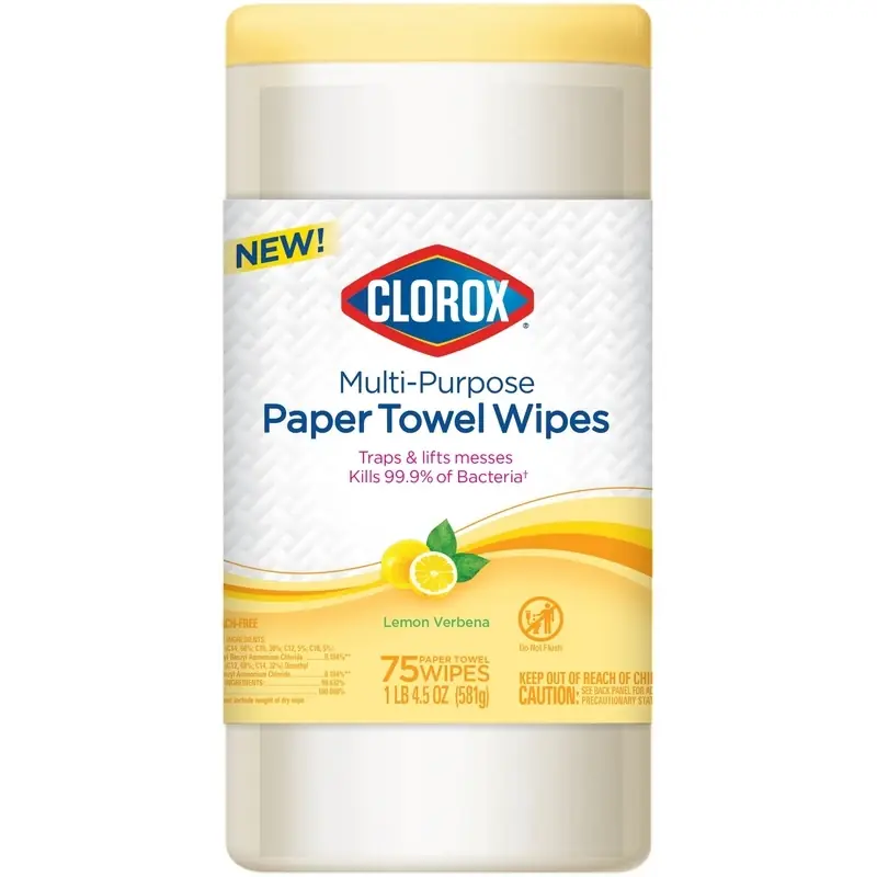 Lemon Verbena Scent Disinfecting Wipes 75 Ct