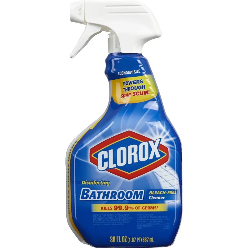 Bleach-free Disinfecting Bathroom Cleaner Spray, 30-oz.