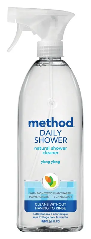 Ylang Ylang Scent Daily Shower Cleaner 28 Oz Liquid Trigger Spray Bottle