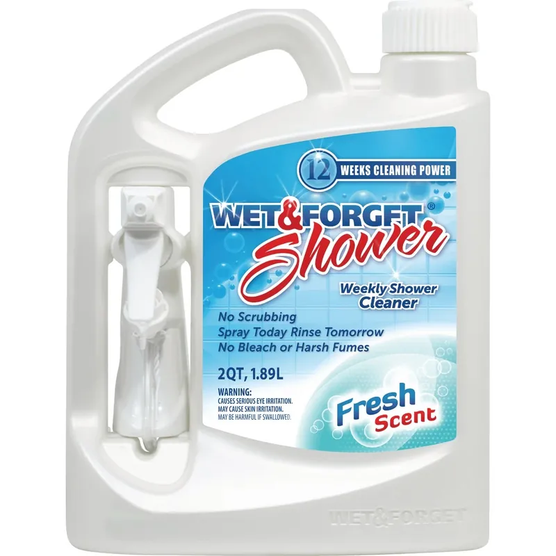 64 Oz. Fresh Scent Weekly Shower Cleaner - No Scrubbing, Powerful Formula