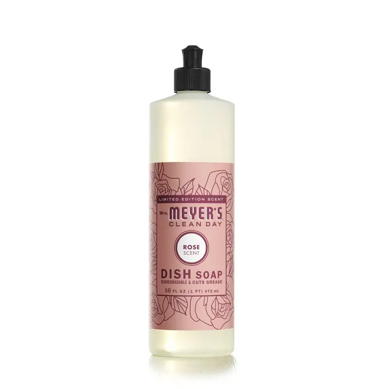 Mrs. Meyer‘s Clean Day Rose Scent Liquid Dish Soap 16 Oz 1 Pk