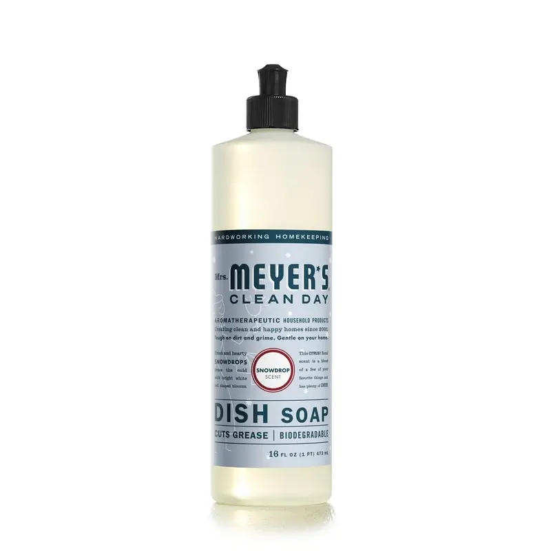 Clean Day Snowdrop Scent Liquid Dish Soap 16 Oz 1 Pk