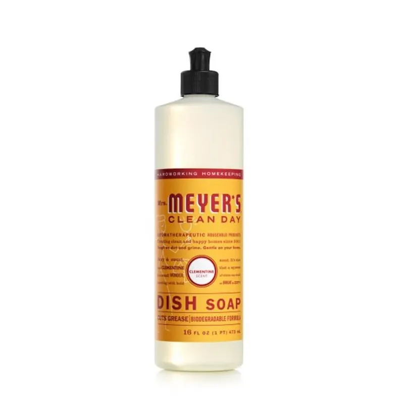 Clementine Scent Liquid Dish Soap – 16 oz Concentrated By Mrs. Meyer’s Clean Day
